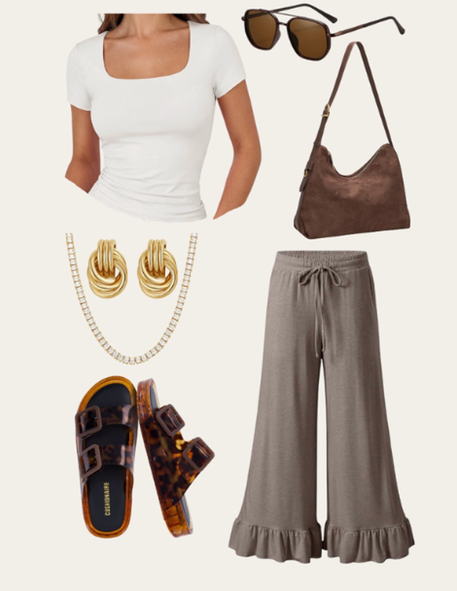 Casual Fall Look outfit collage